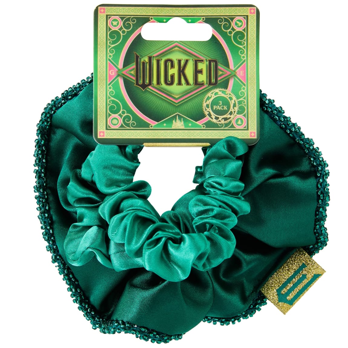 Wicked Hair Scrunchies 3pk - Elphaba