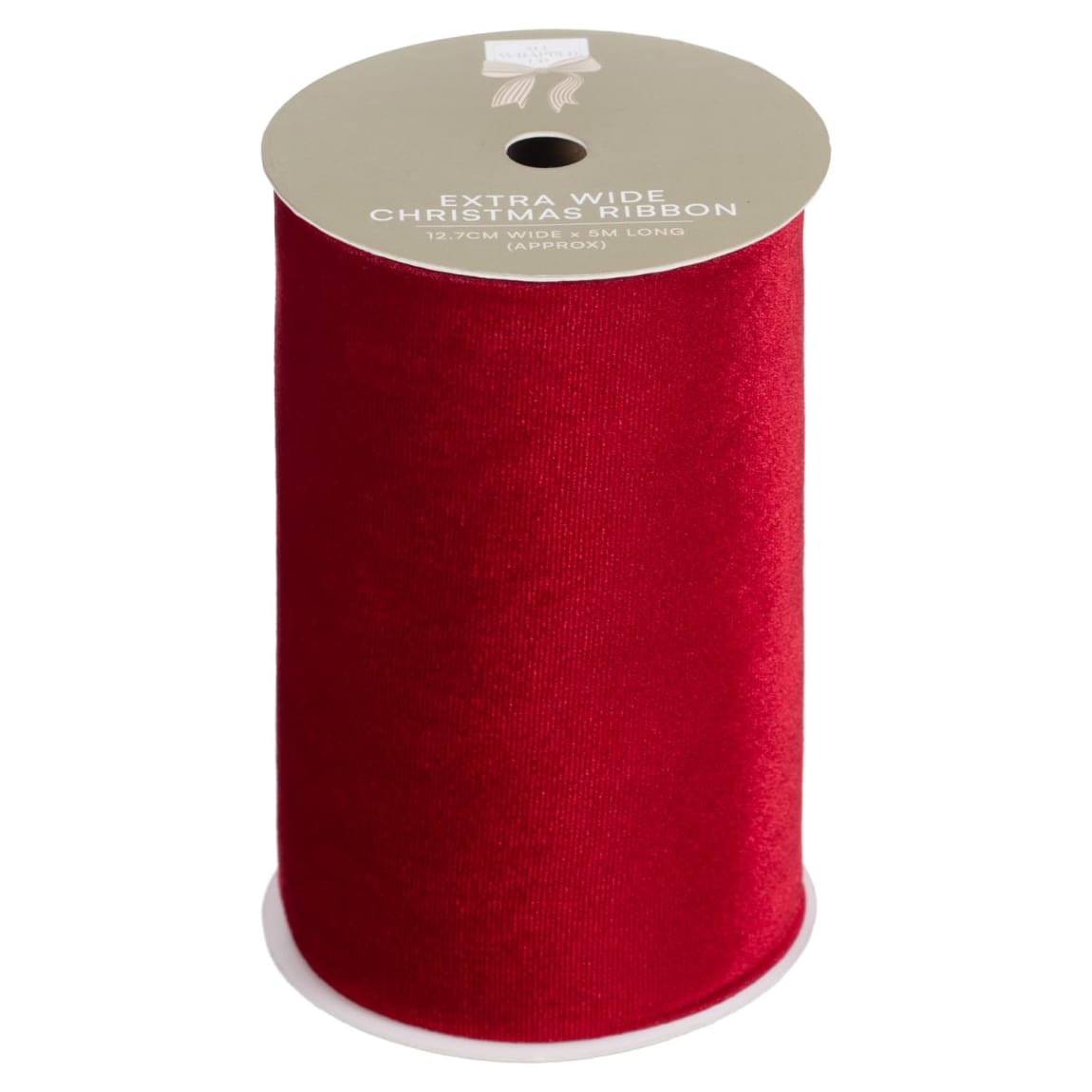 Extra Wide Christmas Ribbon 5m - Red
