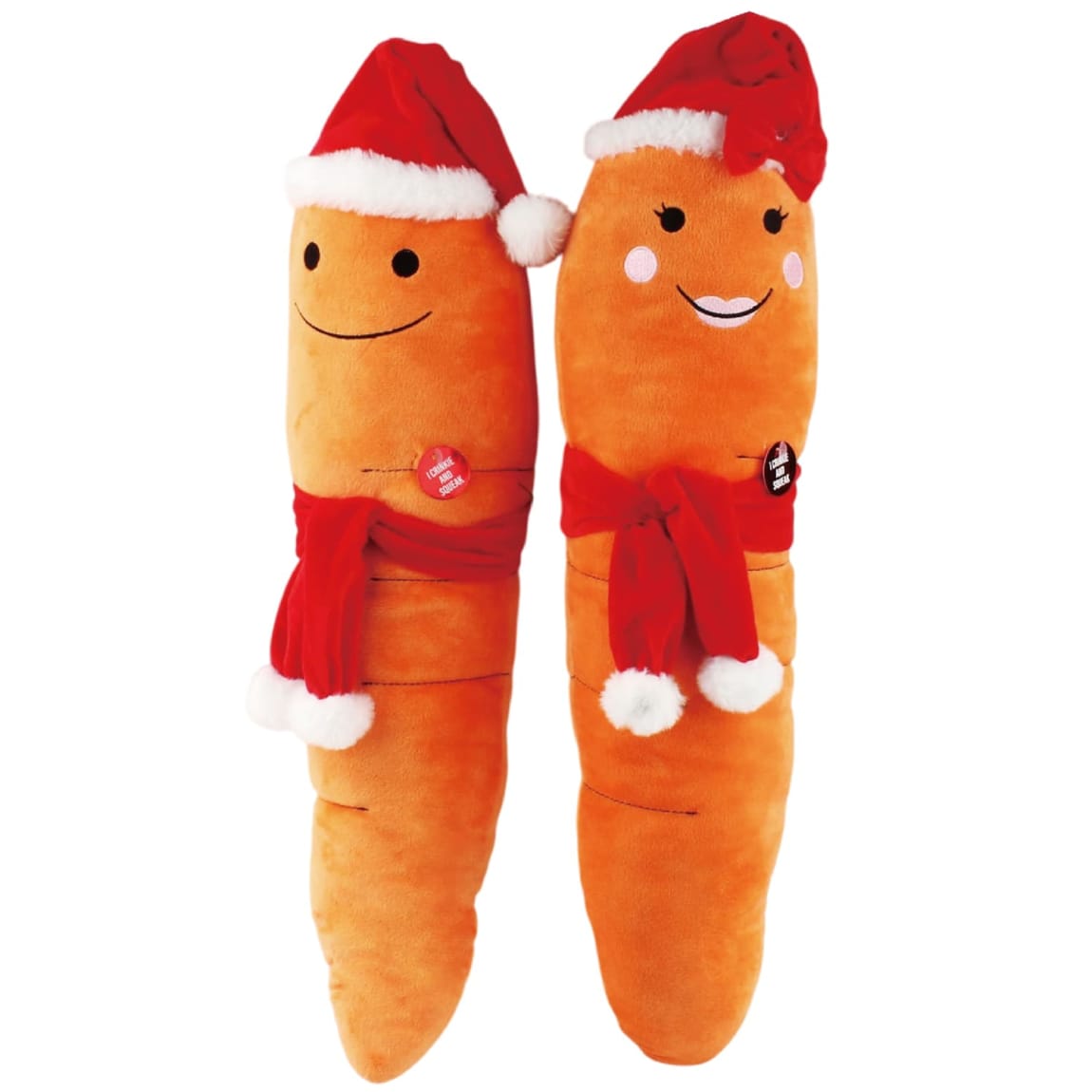 Christmas Large Carrot Pet Toy - Assorted