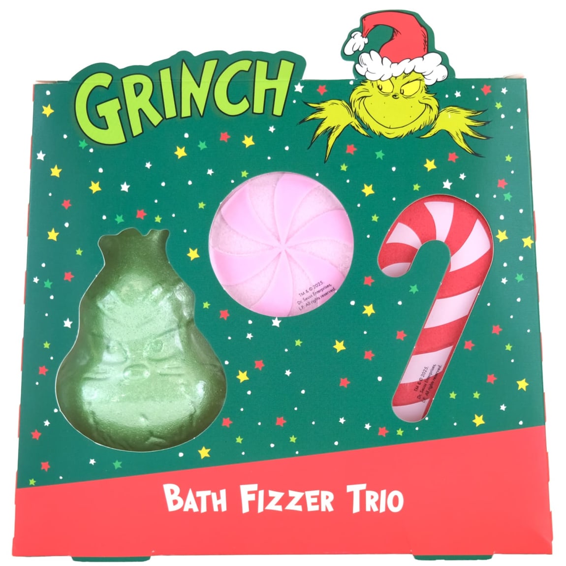The Grinch Bath Fizzer Set 3pc