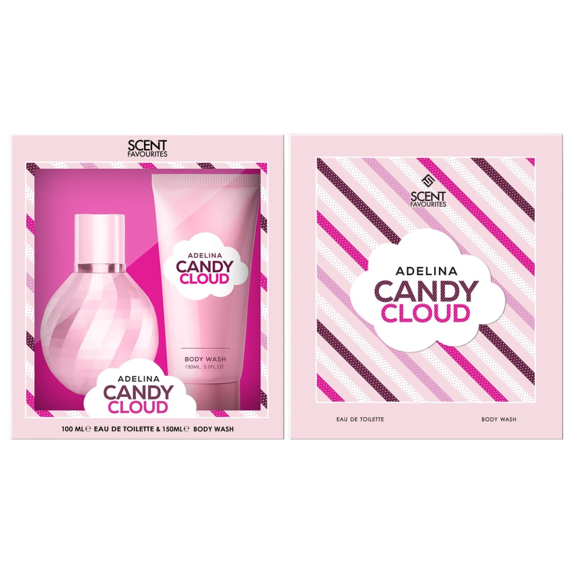 Scent Favourites Adelina Candy Cloud EDT & Body Wash Gift Set 2pc