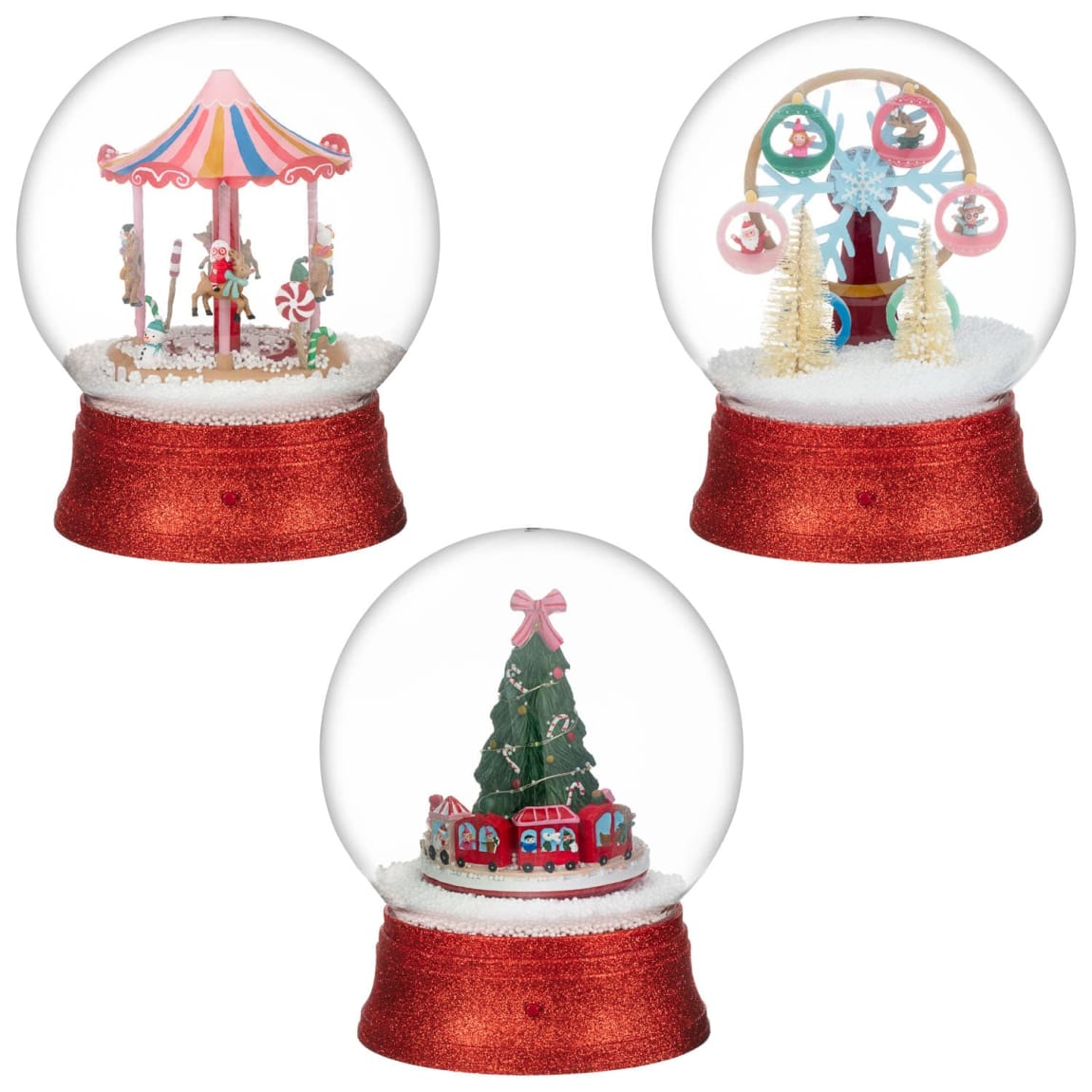 Carousel Musical Snow Globe