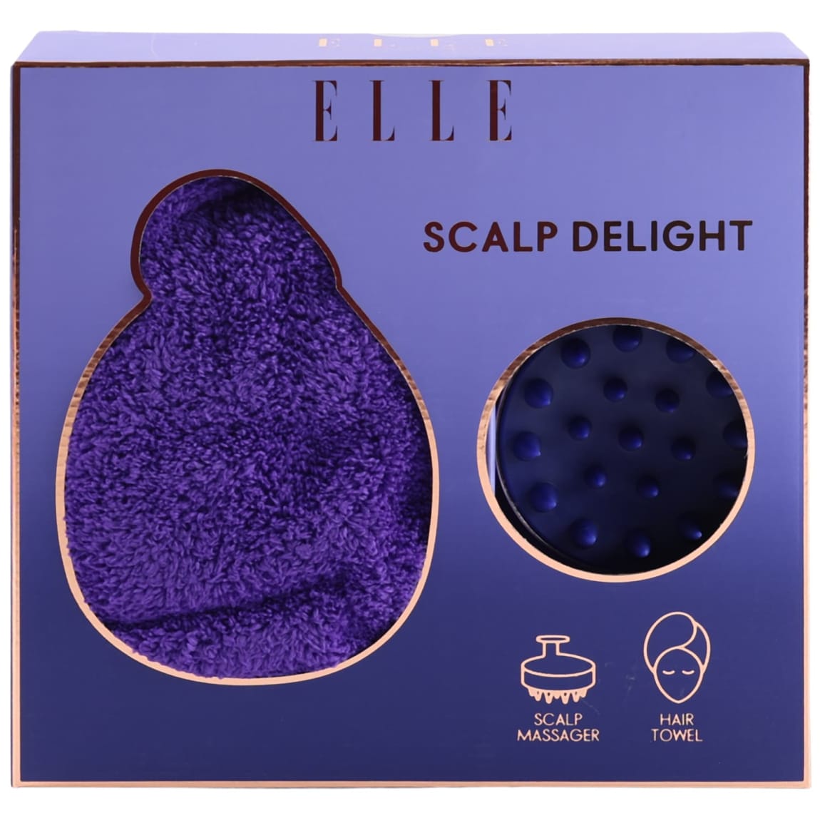 Elle Scalp Delight Gift Set - Purple