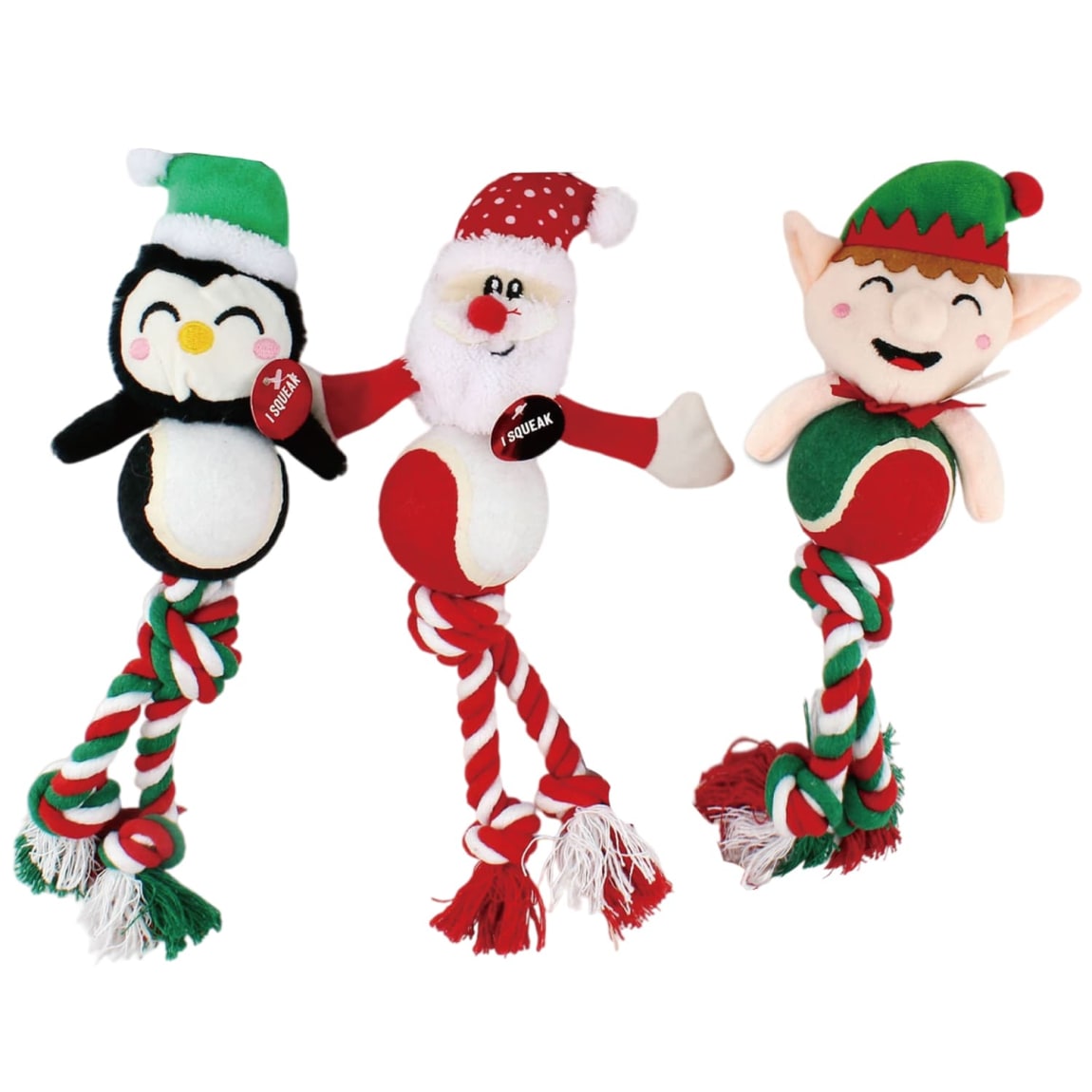 Christmas Rope Toy - Assorted