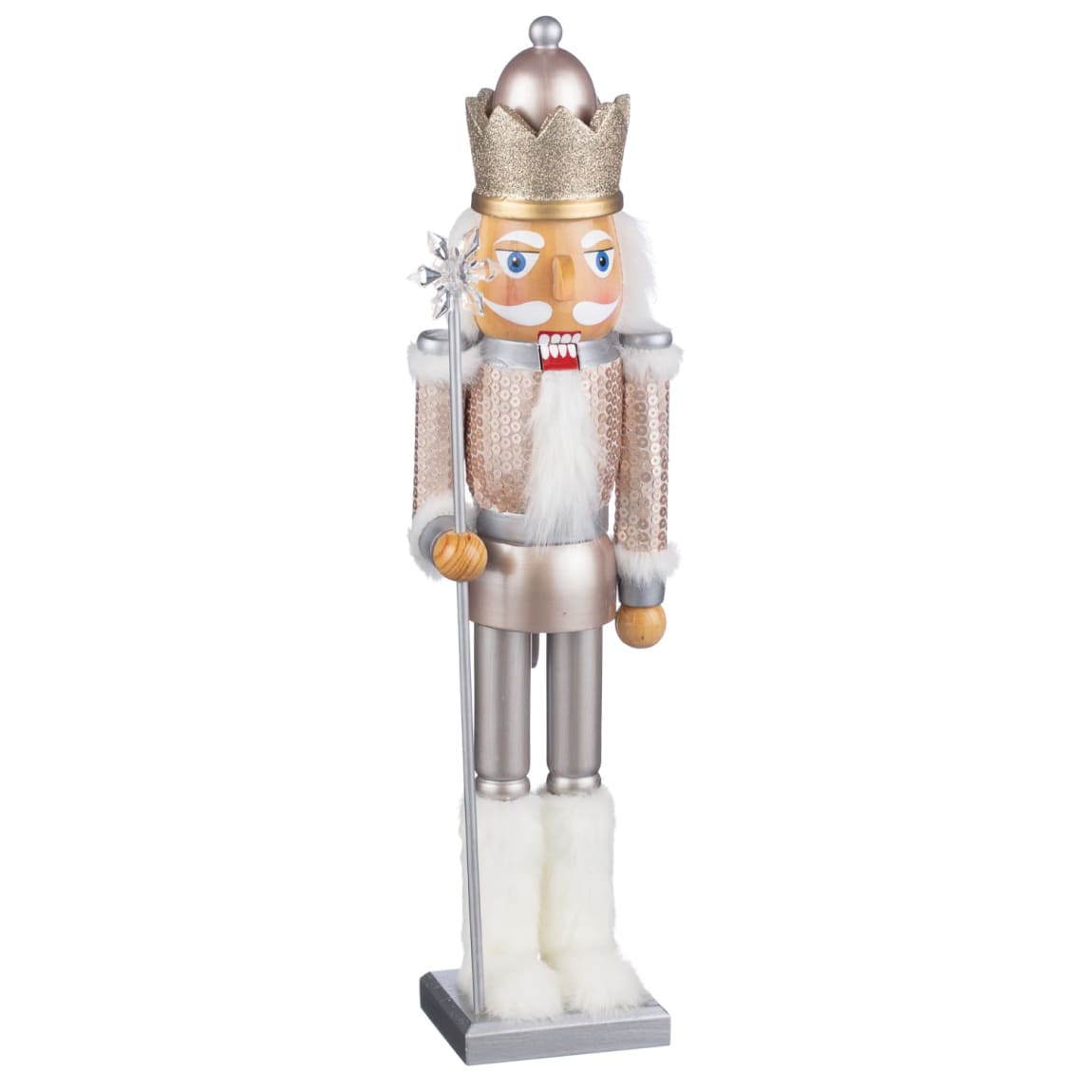 Christmas Nutcracker 46cm - Rose Gold