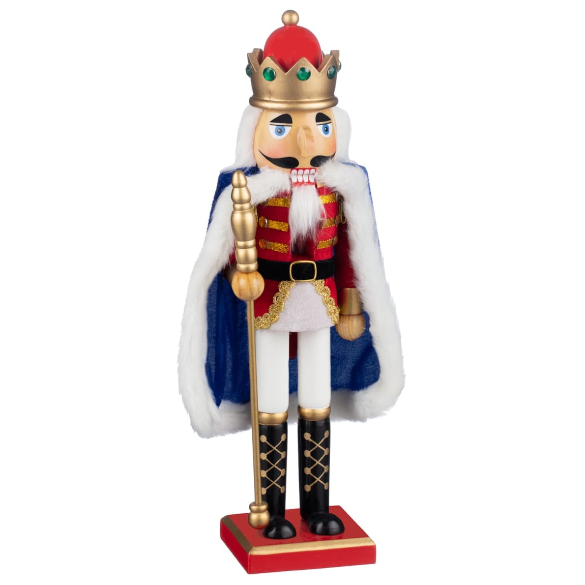 Christmas Nutcracker 38cm - Blue Cape