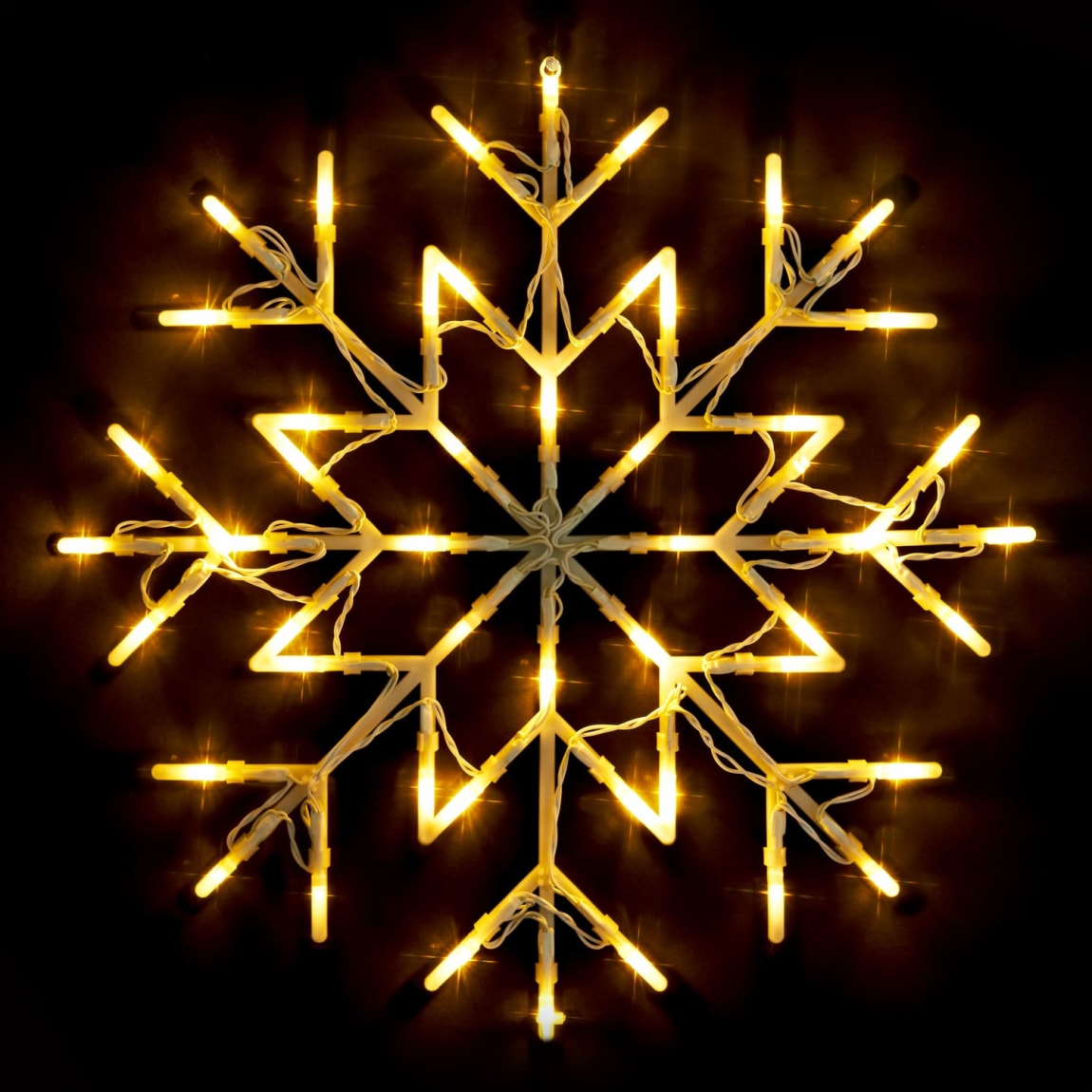 Christmas Snowflake Window Light - Warm White