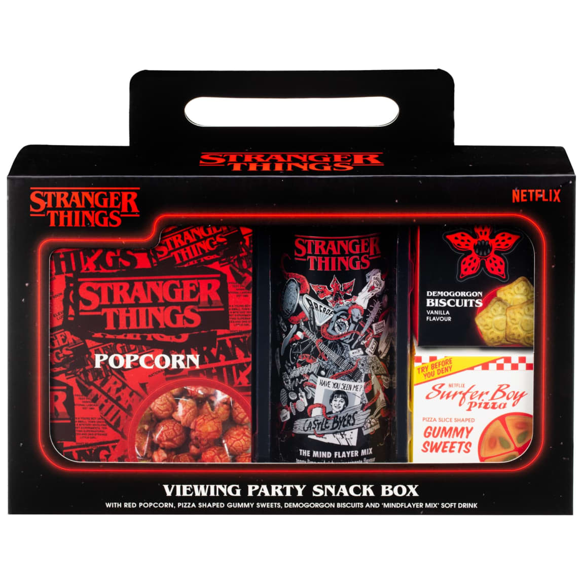 Stranger Things Viewing Party Snack Box