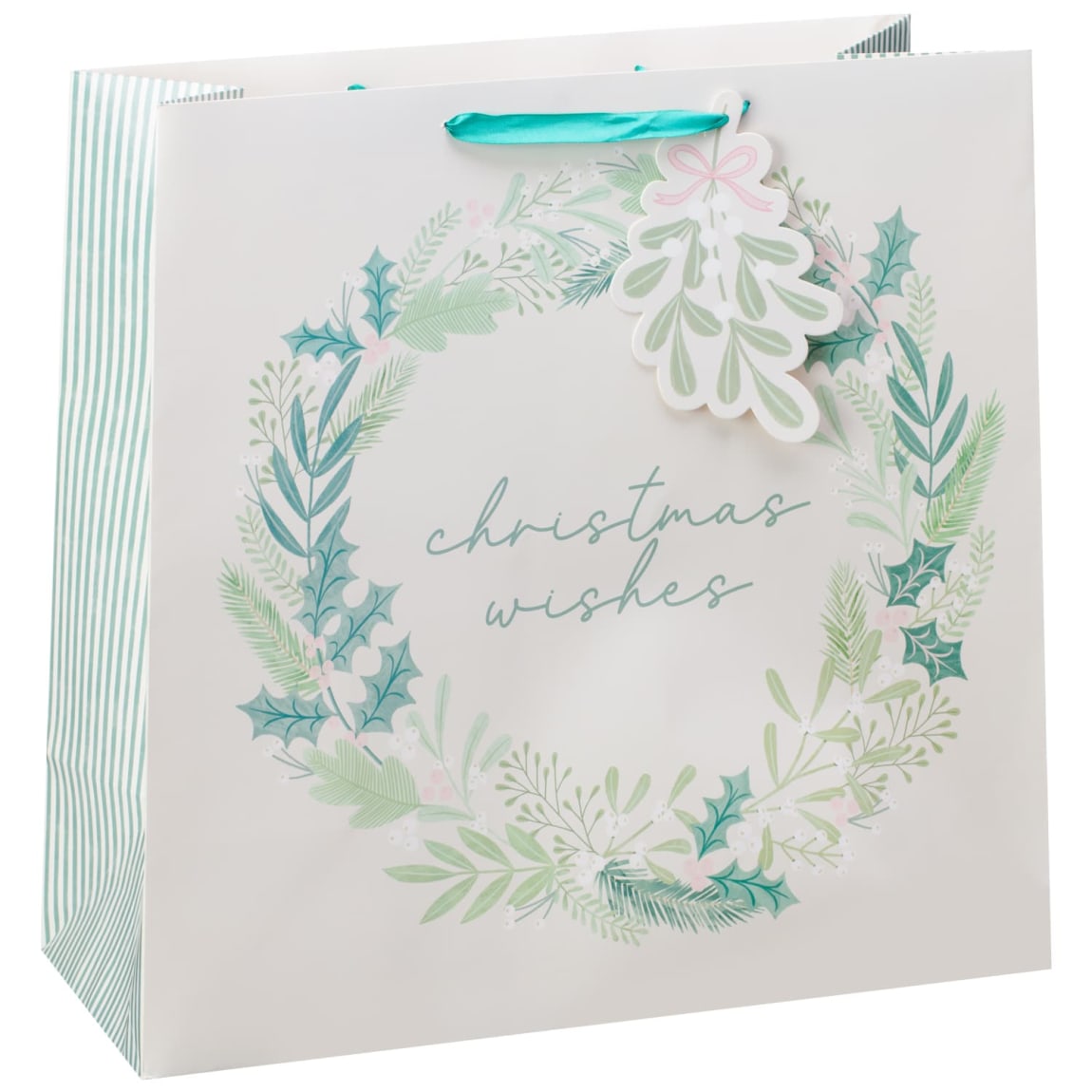 Oversized Christmas Foliage Gift Bag