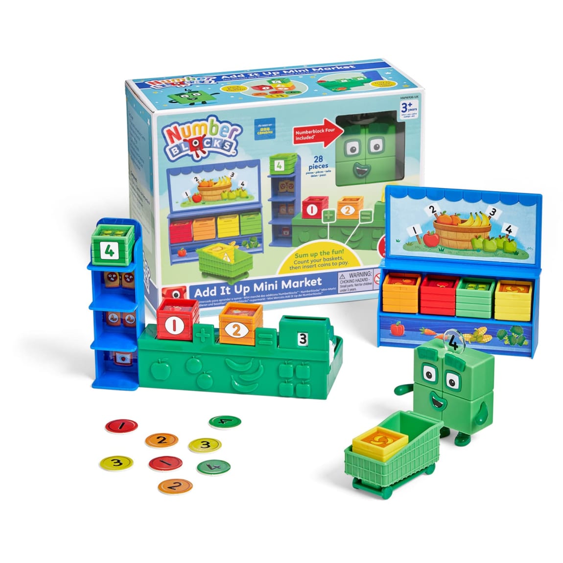 Numberblocks Add It Up Mini Market 28pcs