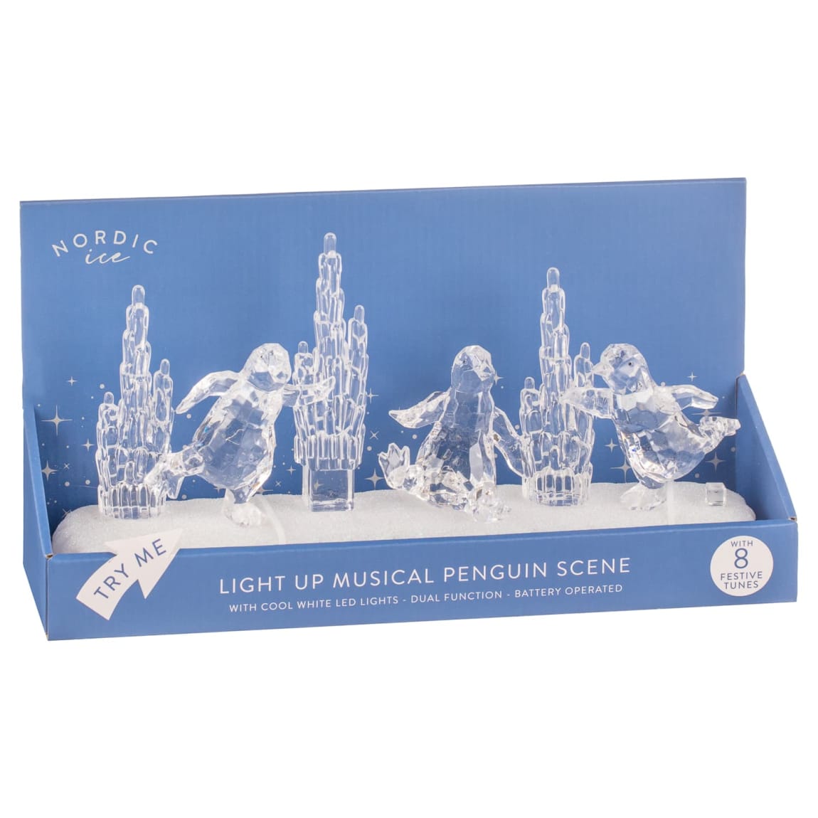 Magical Light Up Musical Penguin Scene