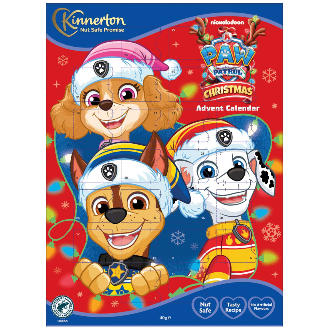 Paw Patrol Advent Calendar 40g