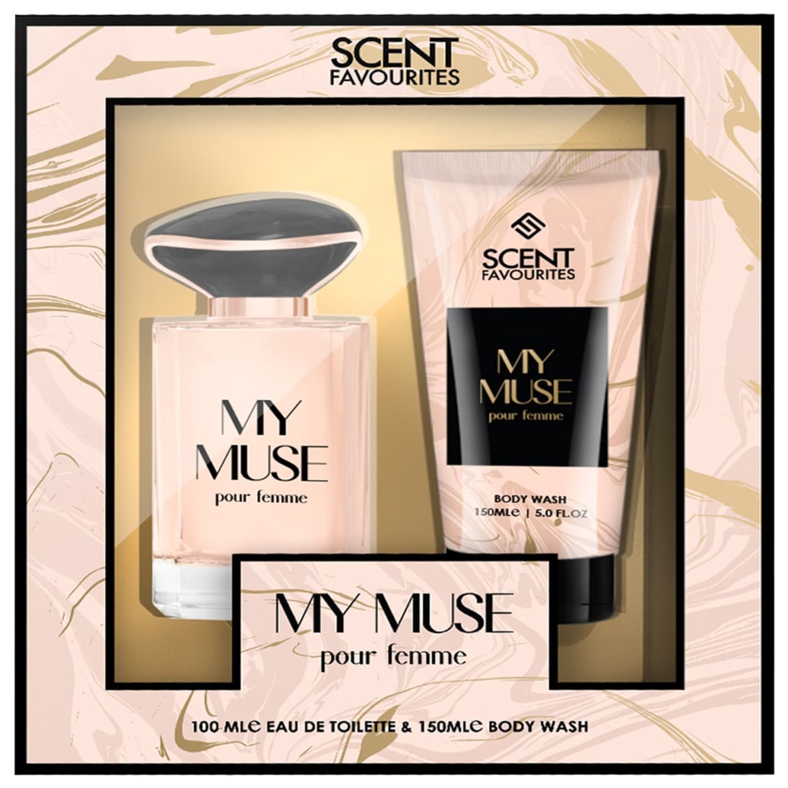 Scent Favourites My Muse Pour Femme EDT & Body Wash Gift Set 2pc