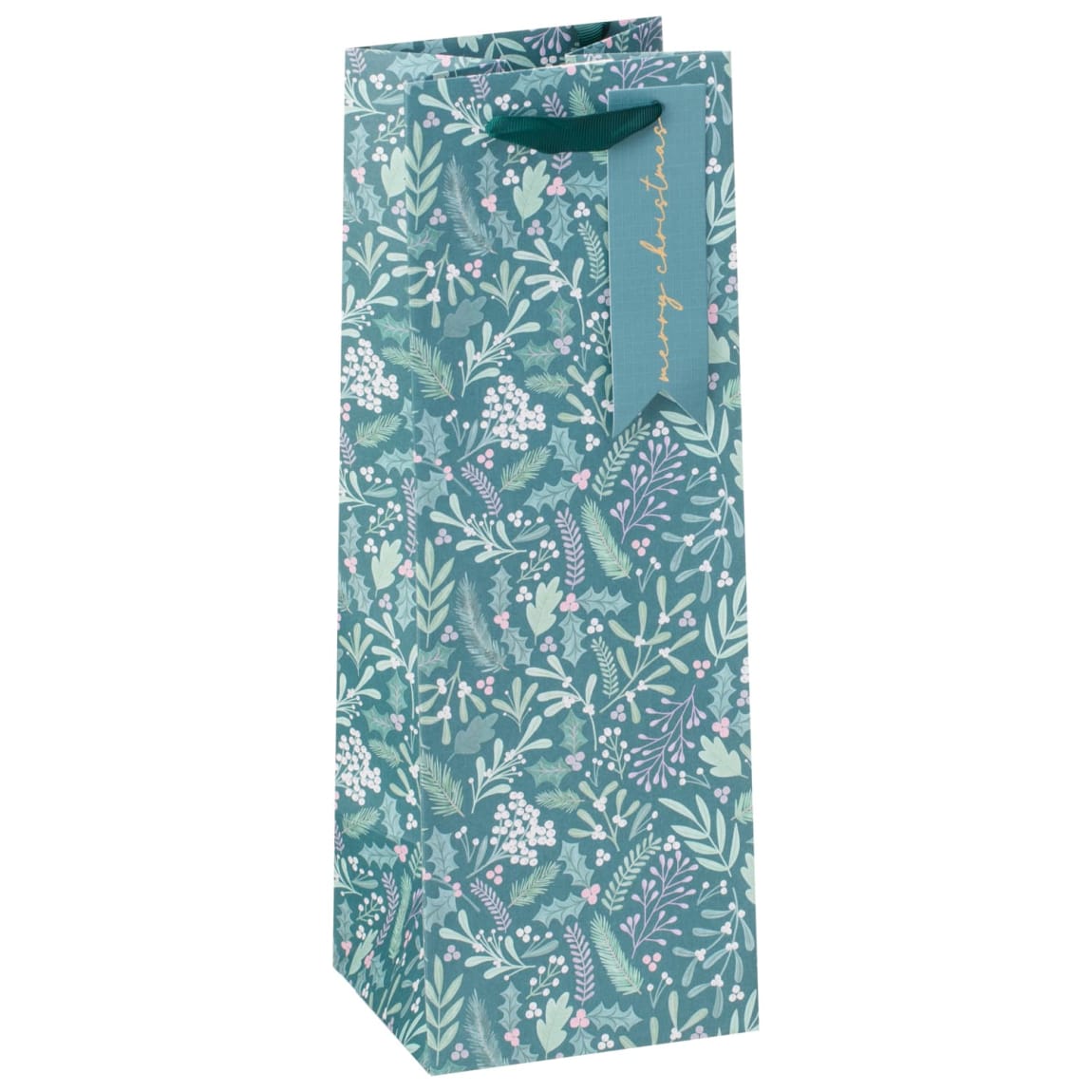Christmas Foliage Bottle Bag - Christmas Foliage