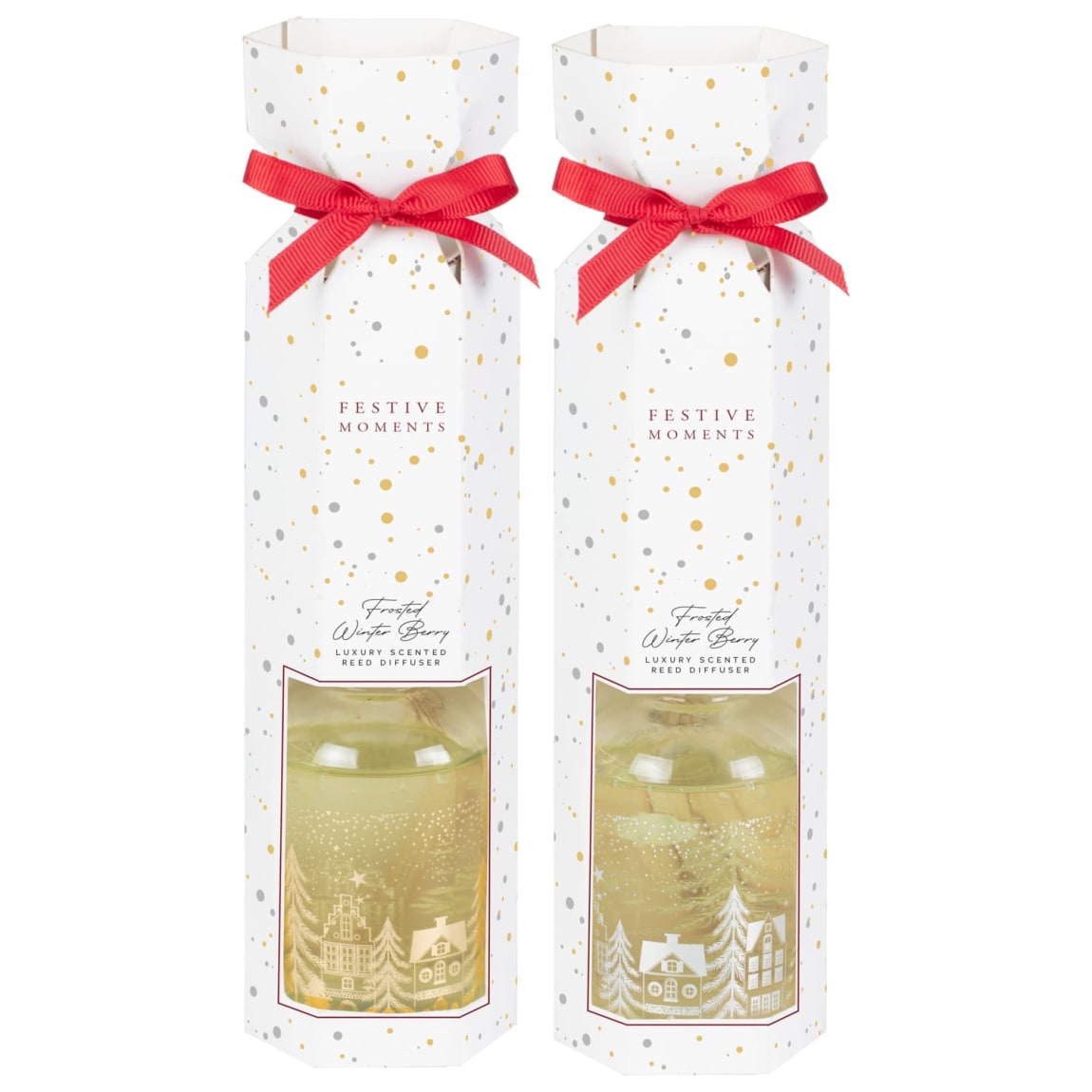 Festive Moments House Decal Reed Diffuser 100ml - Assorted