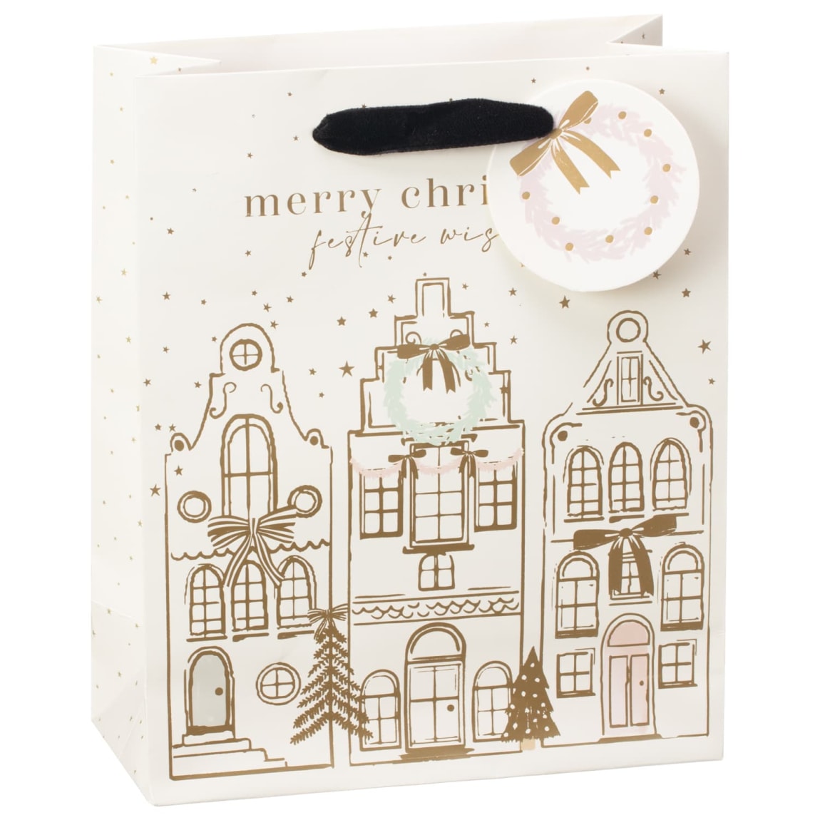 Nordic Glow Christmas Gift Bags 3pk