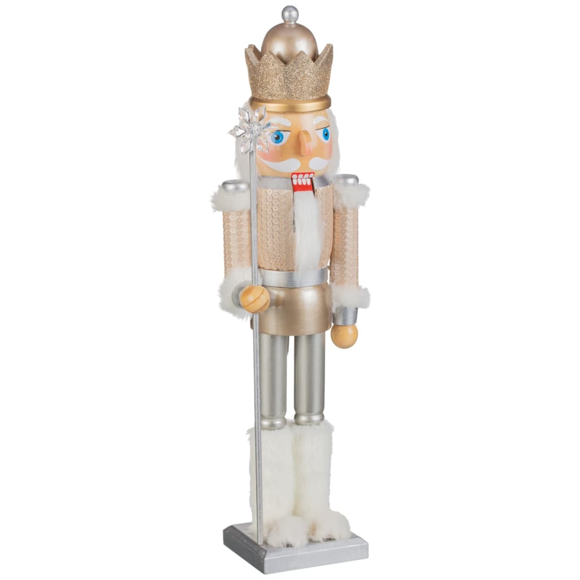 Festive Sparkle Nutcracker - Champagne
