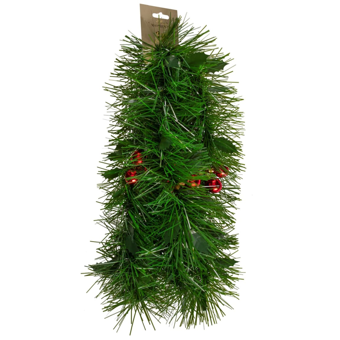 Merry Moments Holly & Bauble Tinsel 2m