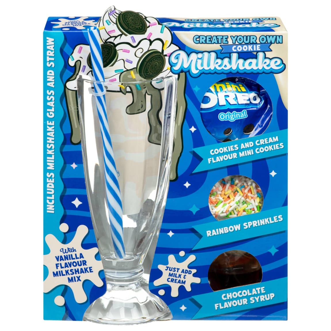 Create Your Own Oreo Milkshake Set
