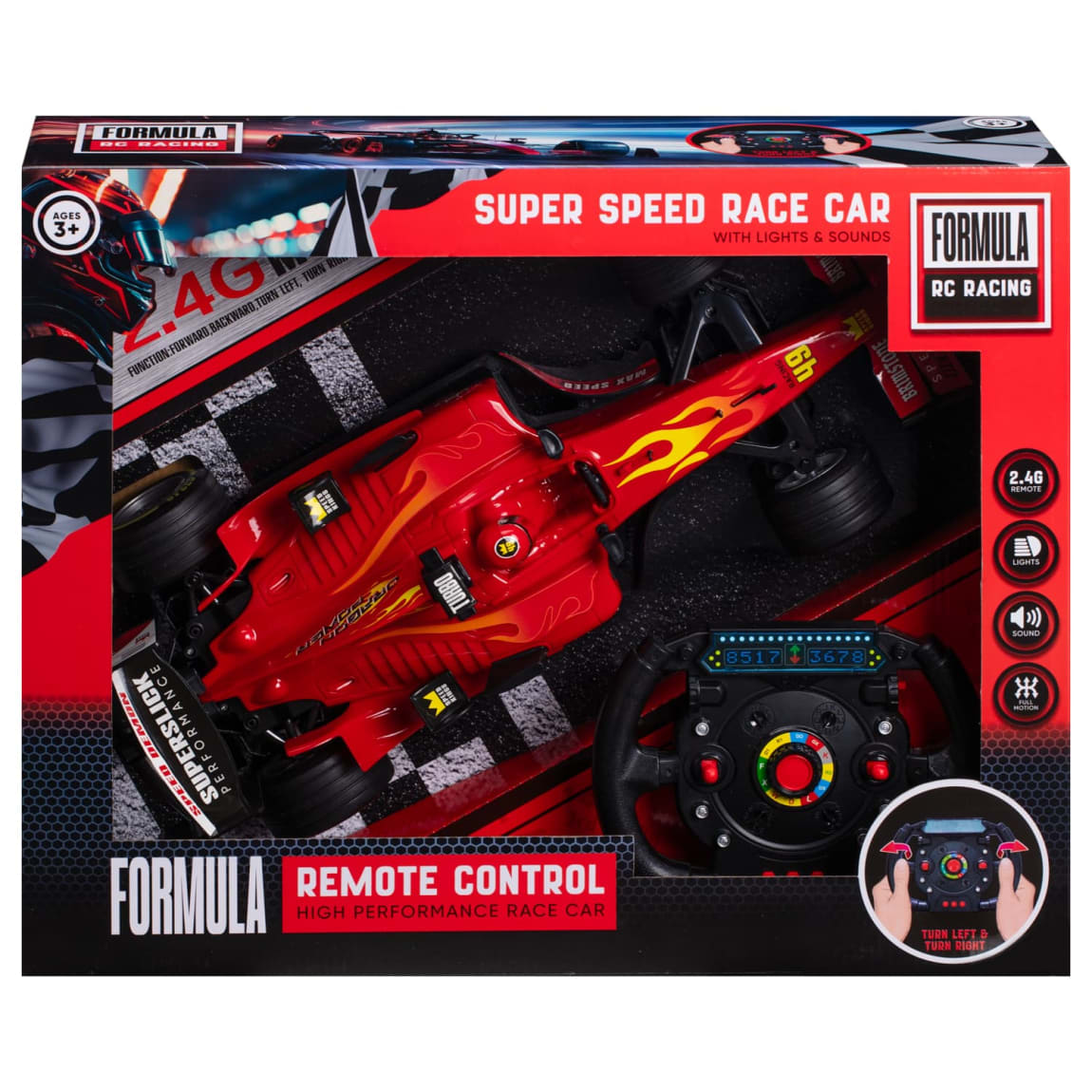 Super Speed RC Race Car - Red