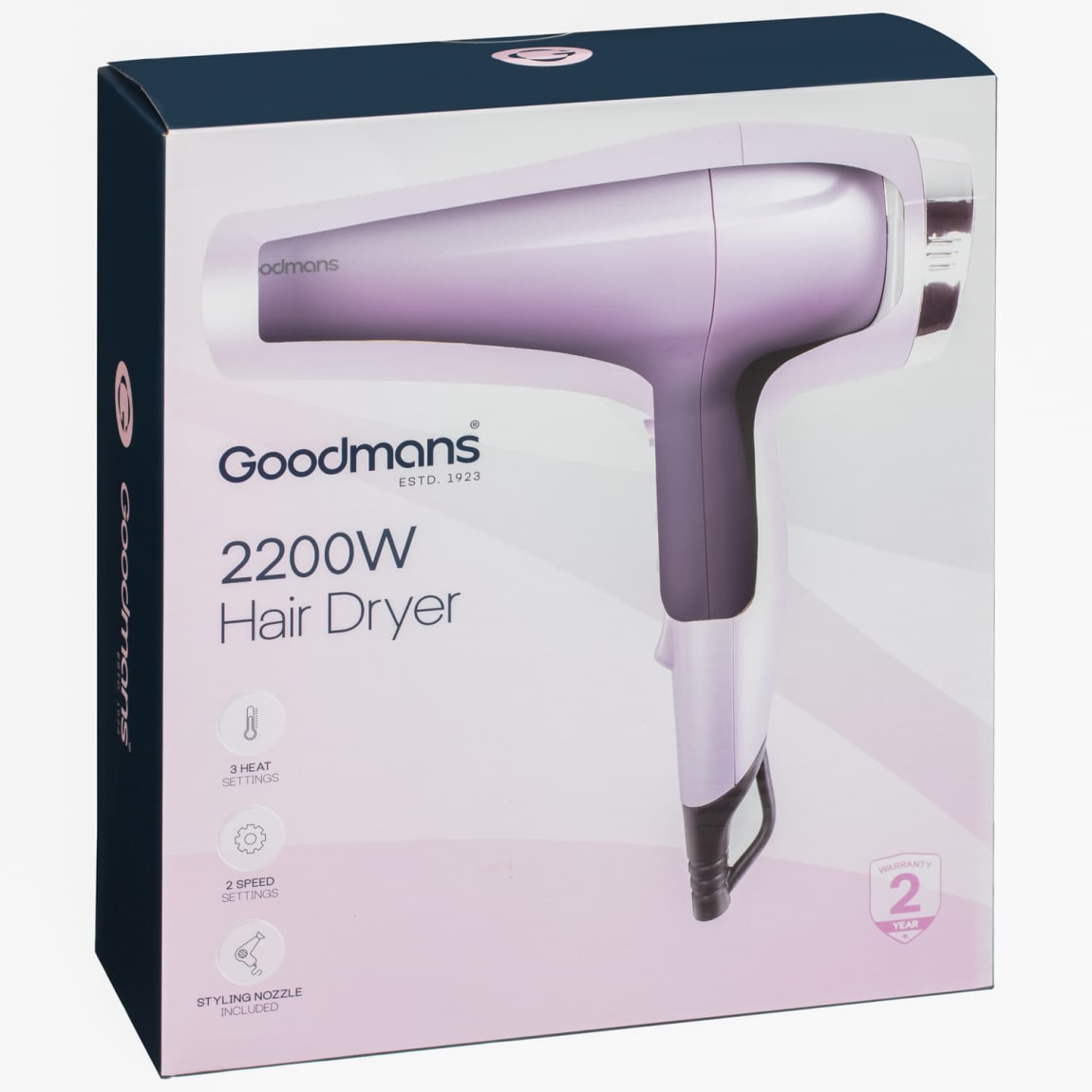 Goodmans Hair Dryer 2200W - Pink