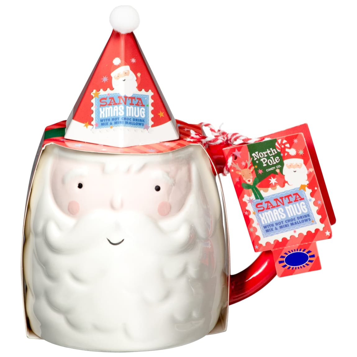 Christmas Mug & Hot Chocolate Set - Santa