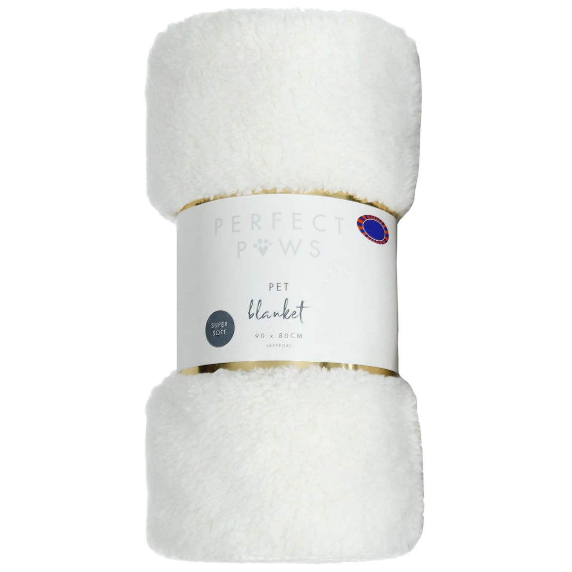 Perfect Paws Sherpa Pet Blanket - Cream