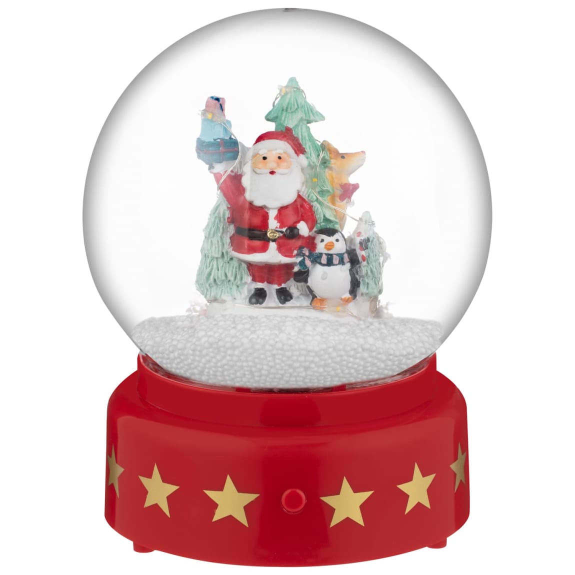 Musical Snow Globe - Santa Holding Presents