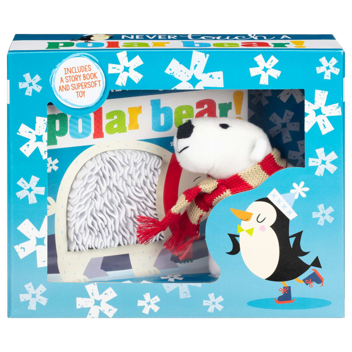 Never Touch a Polar Bear Plush Toy & Book