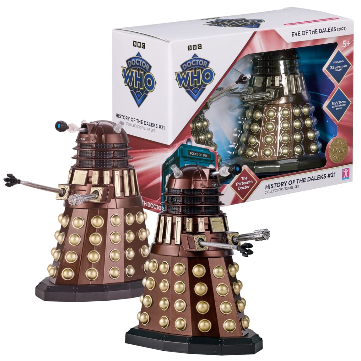 Doctor Who History of the Daleks #21 Collector Figure Set 2pk - Eve of the Daleks (2022)