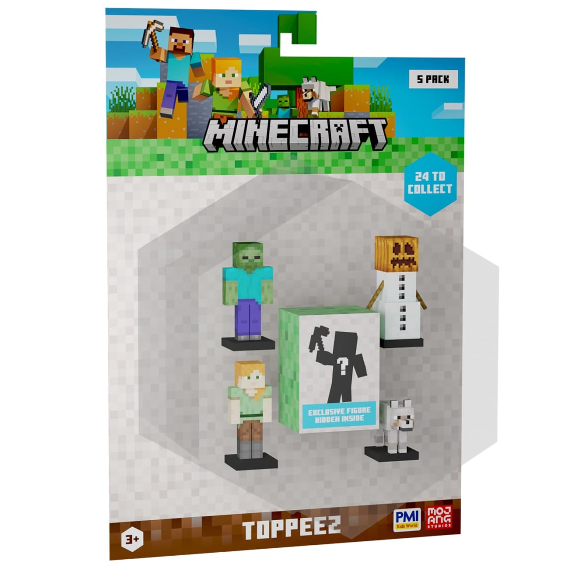 Minecraft Toppeez 5pk - Assorted