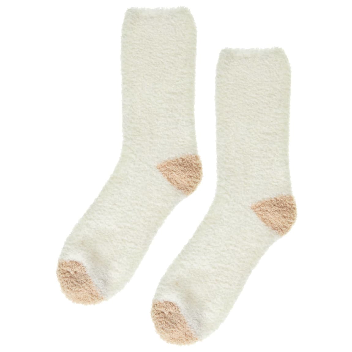 Ladies Cosy Socks 4pk - Natural