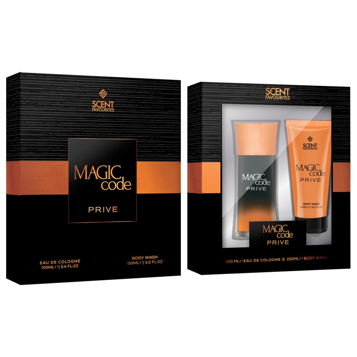 Scent Favourites Magic Code Prive EDC & Body Wash Gift Set 2pc
