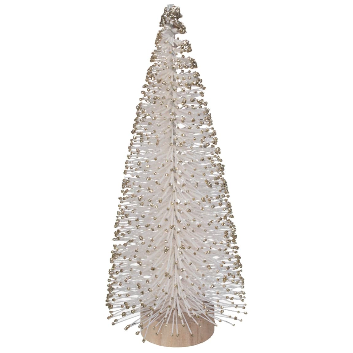 Divine Pine Christmas Tree Ornament - White