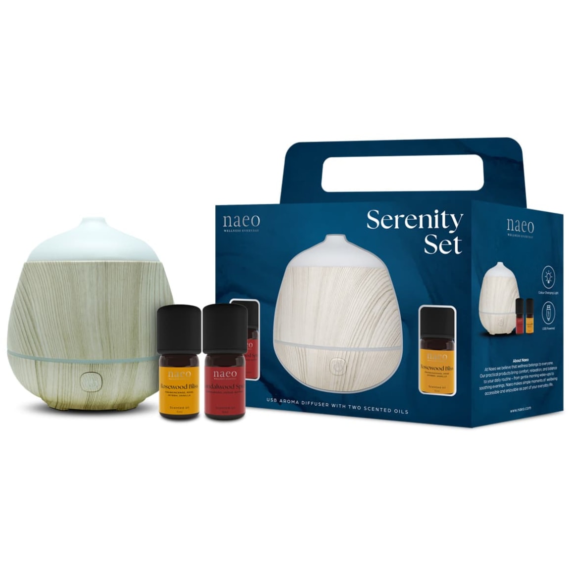 Naeo Serenity Aroma Diffuser & Oils Set