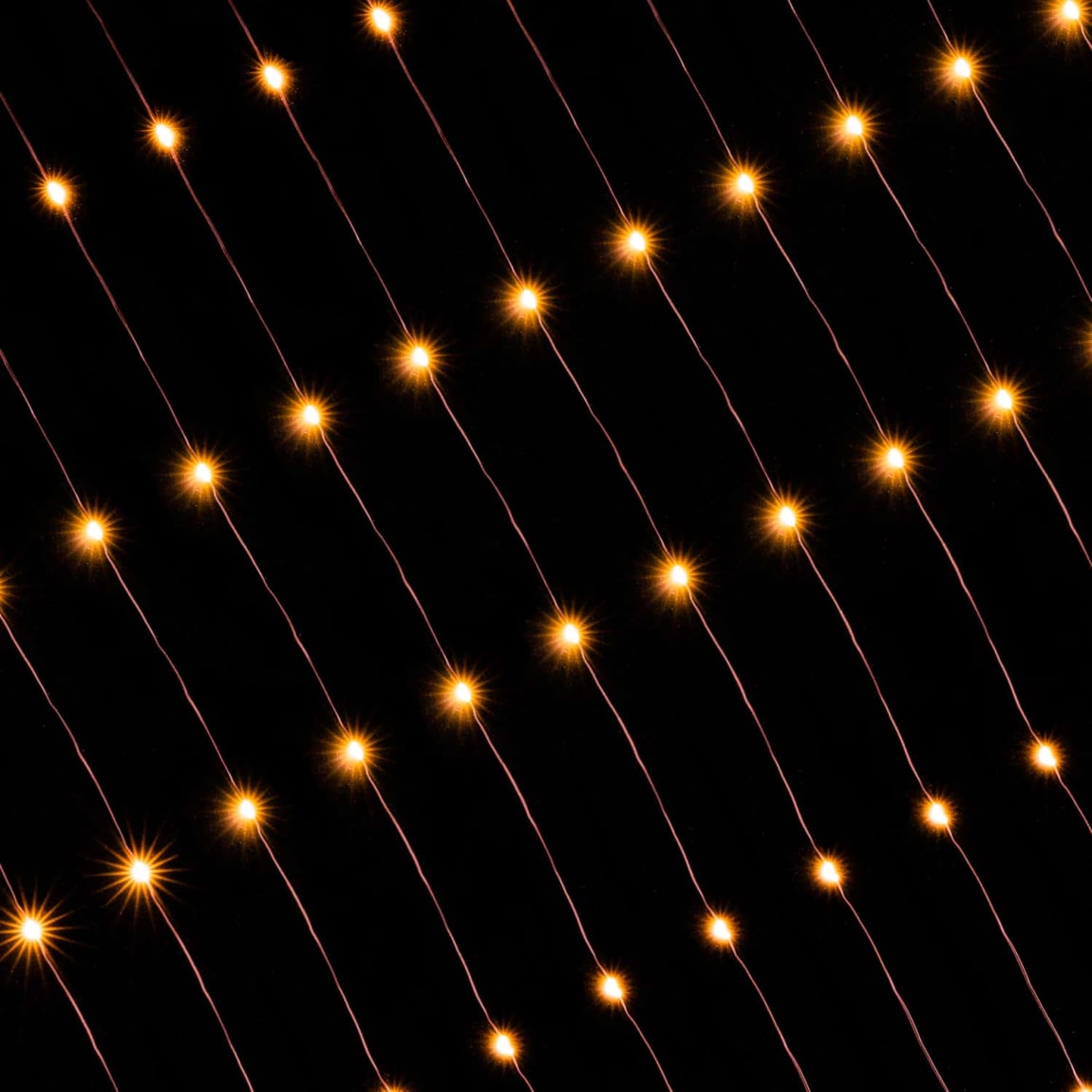 Rose Gold Metallic Micro Lights 120pk - Warm White