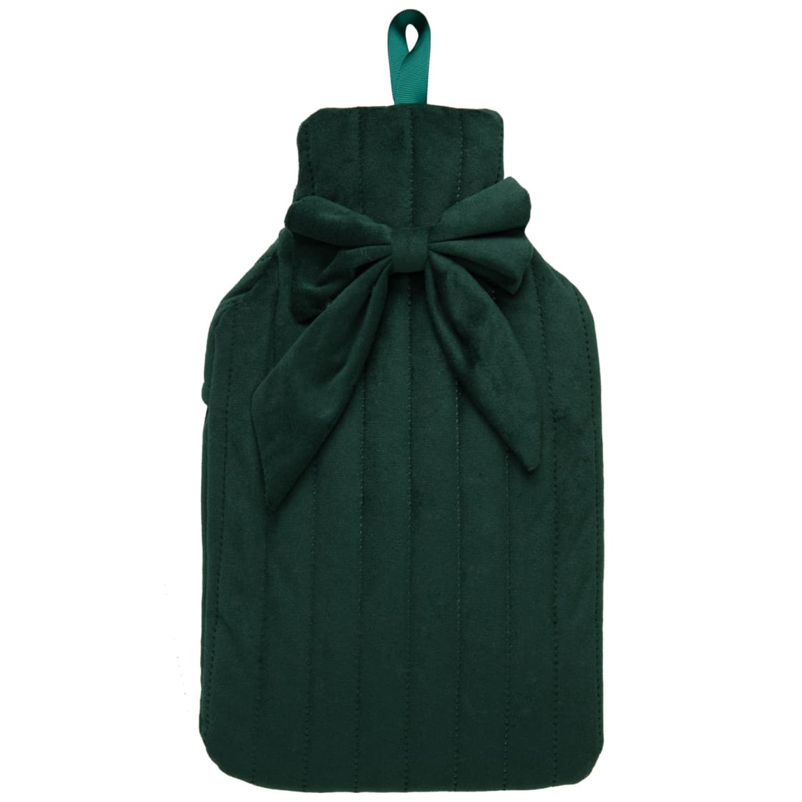Green Bow Hot Water Bottle