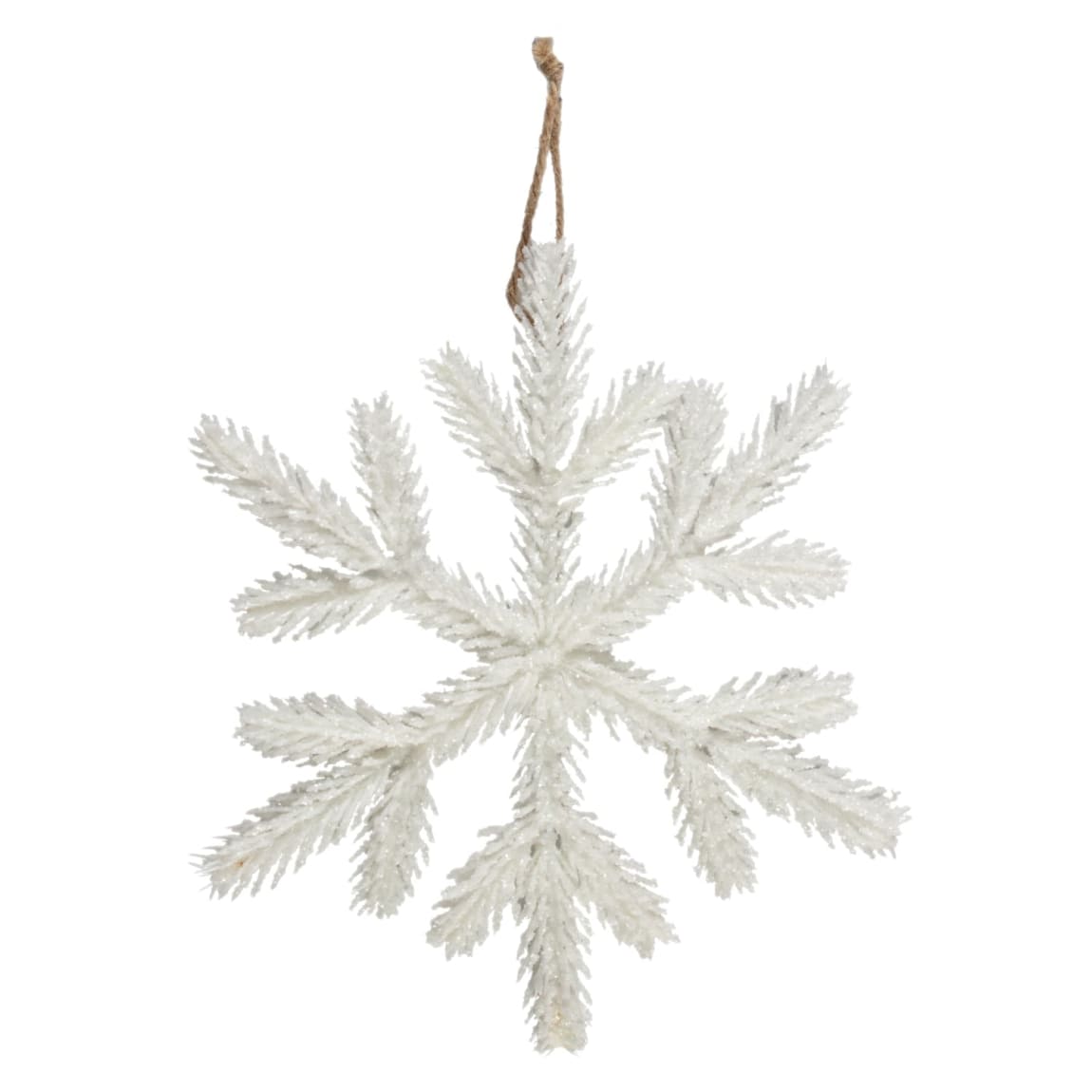 Glitter Snowflake Tree Decoration