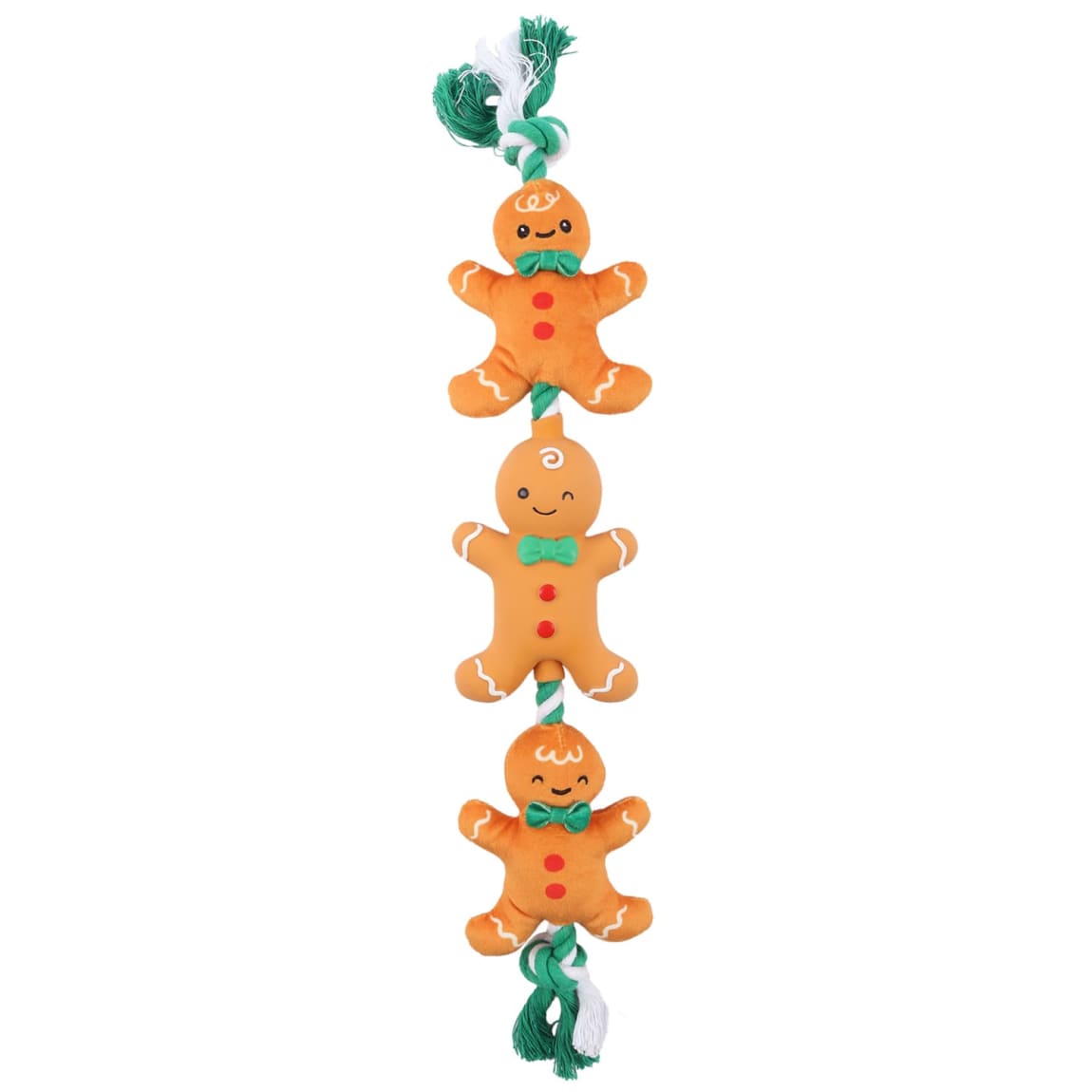 Winter Paws Christmas Food Rope Toy - Gingerbread