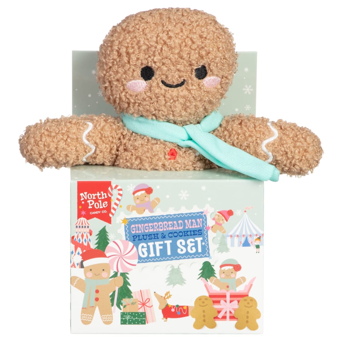 Plush & Cookies Gift Set - Gingerbread Man