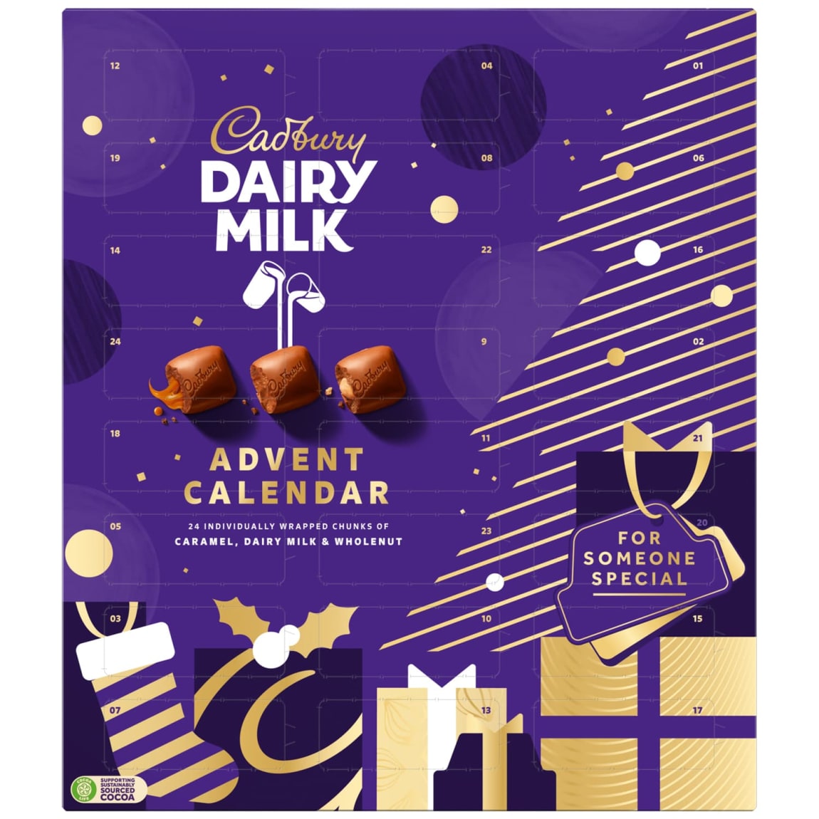 Cadbury Dairy Milk Chunks Advent Calendar 258g