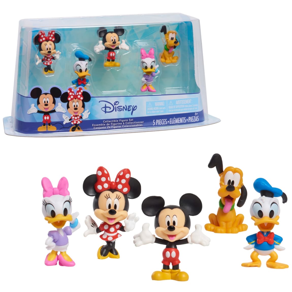 Disney Collectable Figure Set 5pk - Assorted