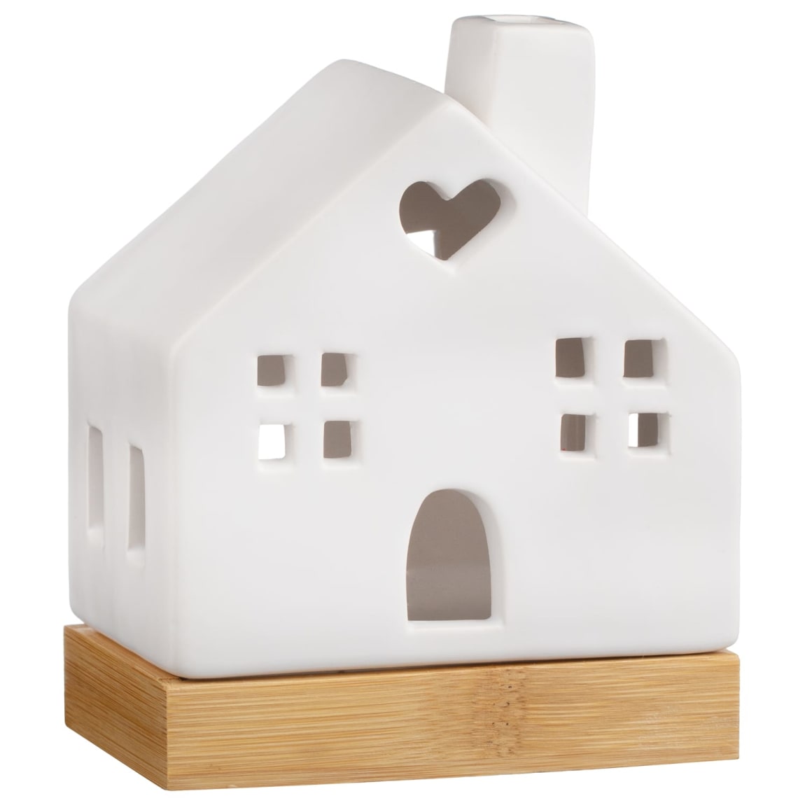 Light Up House with Bamboo Base