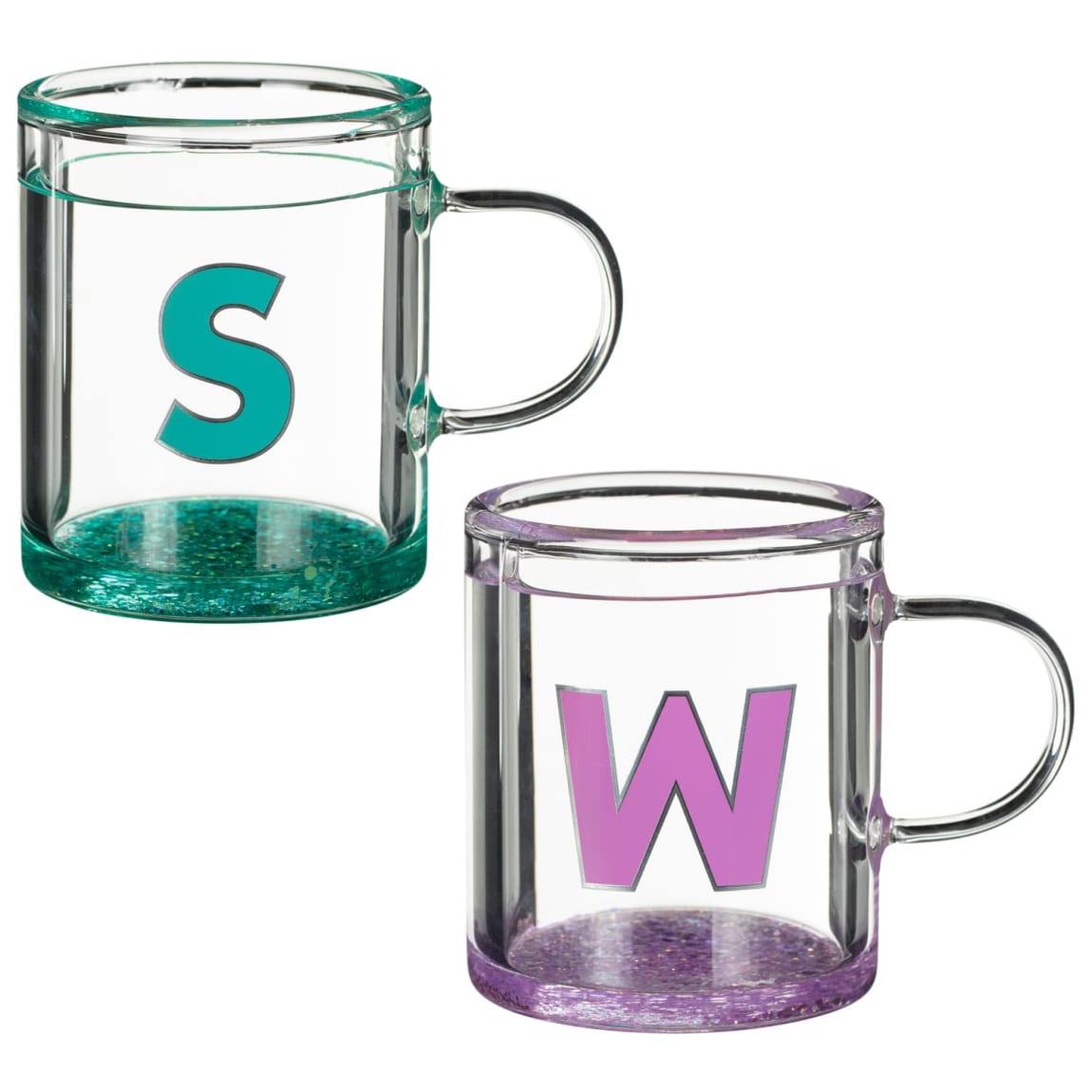 Alphabet Glass Mug - Assorted