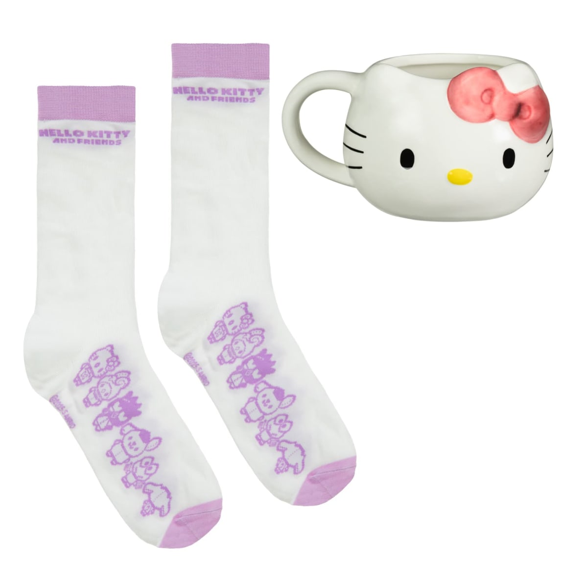 Hello Kitty 3D Mug & Sock Set - Hello Kitty