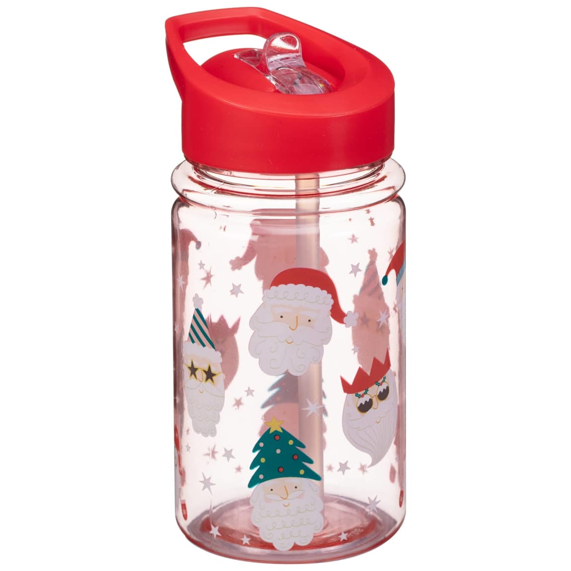 Simply Kids Bottle With Straw - Santa