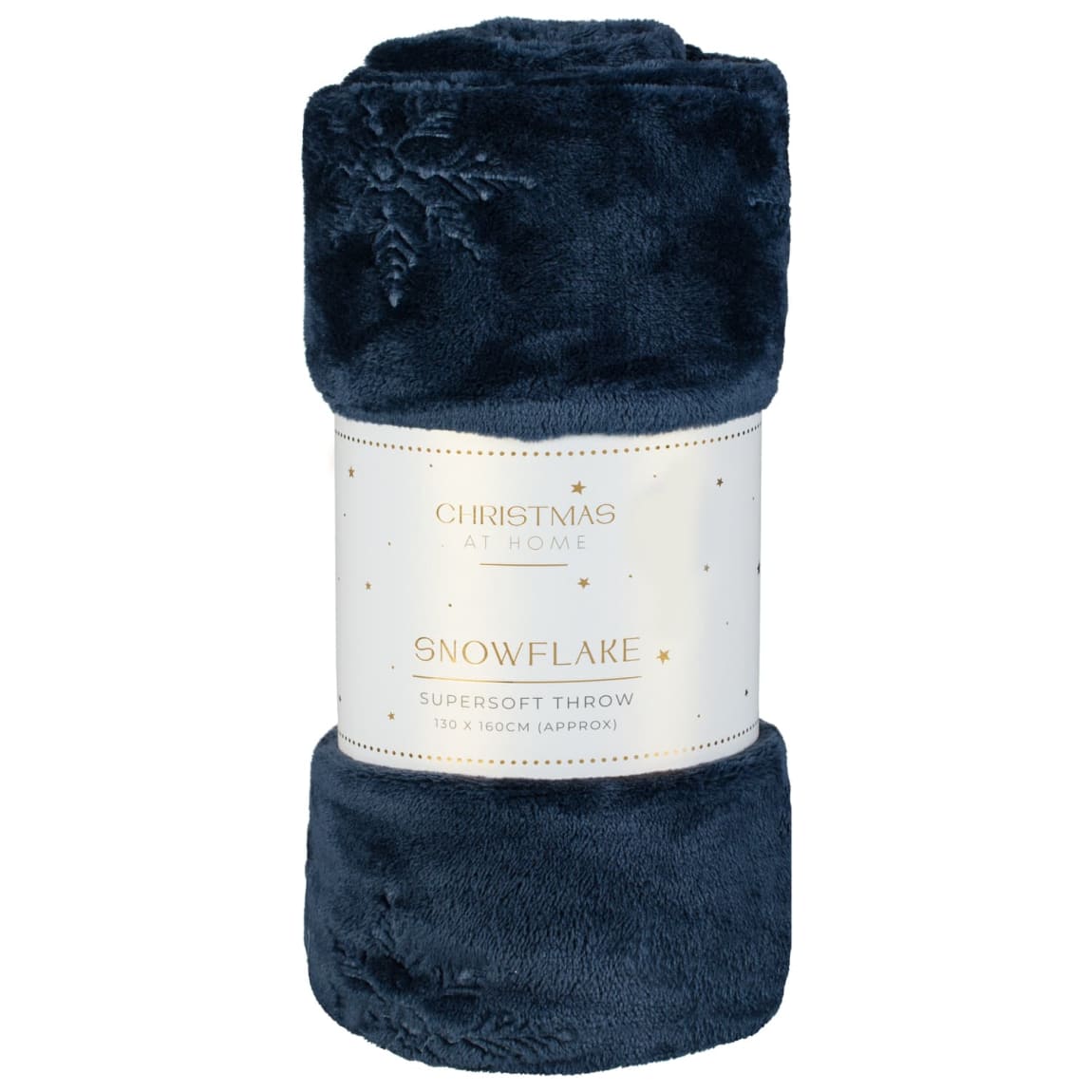 Christmas at Home Supersoft Throw - Snowflake