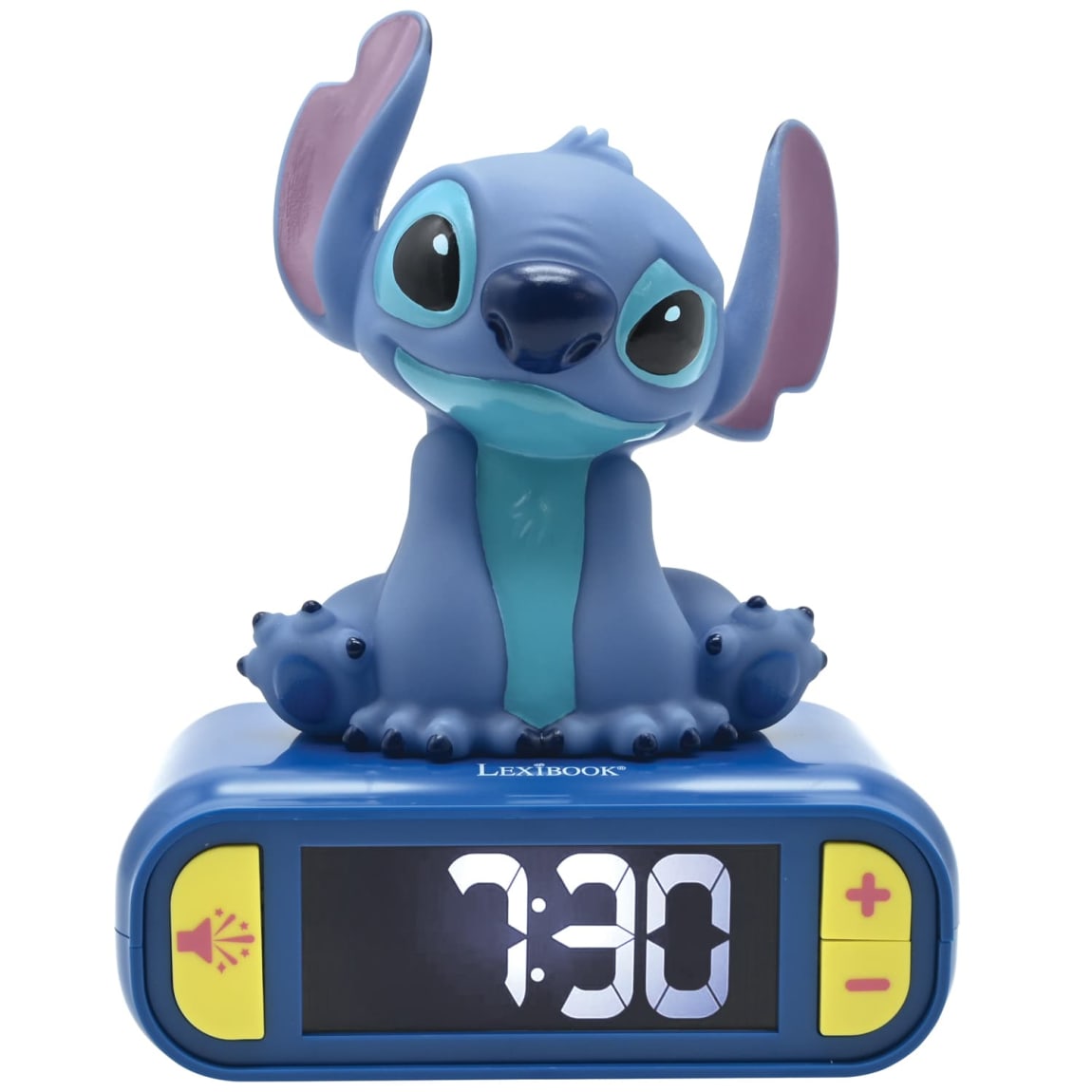 Disney Stitch Alarm Clock & Nightlight - Blue
