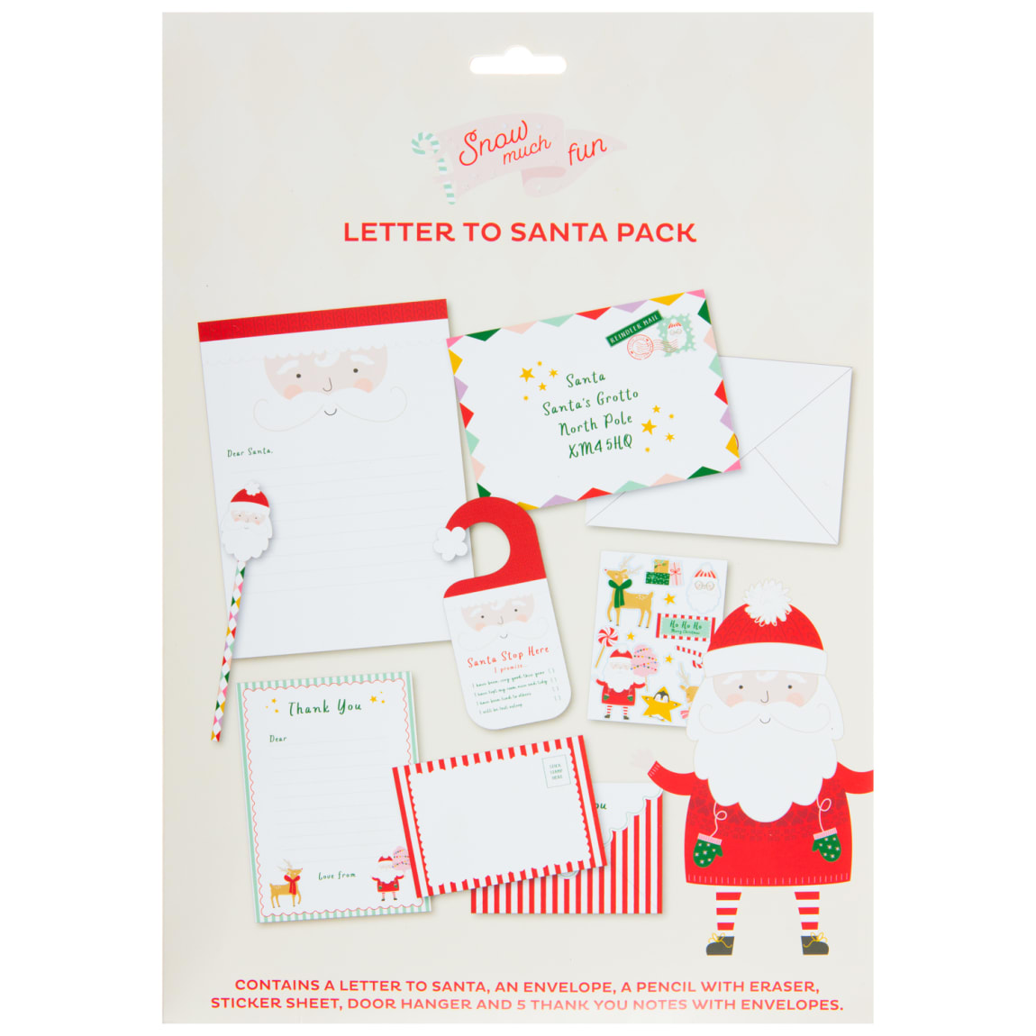 Snow Much Fun Letter to Santa Pack