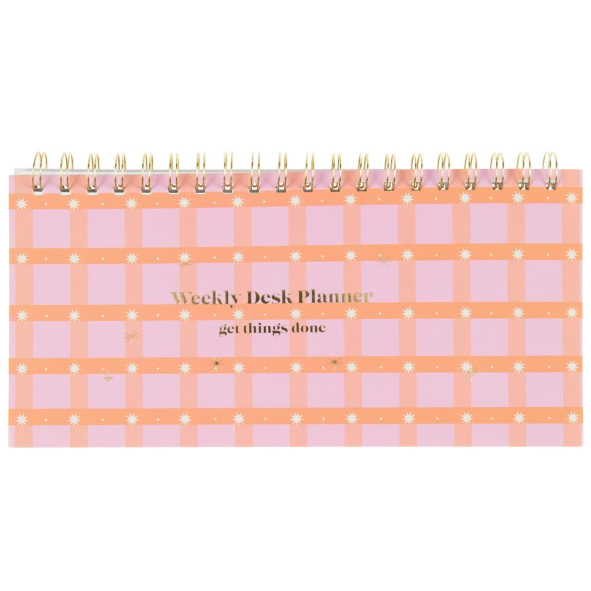 Chequered Weekly Desk Planner